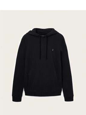 AllSaints Asher Ramskull Black Hoodie/ X-LARGE